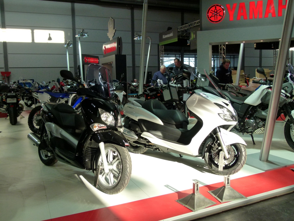 Motorrad Messe Leipzig 2012: Einstiegsroller bis Maxi-Scooter