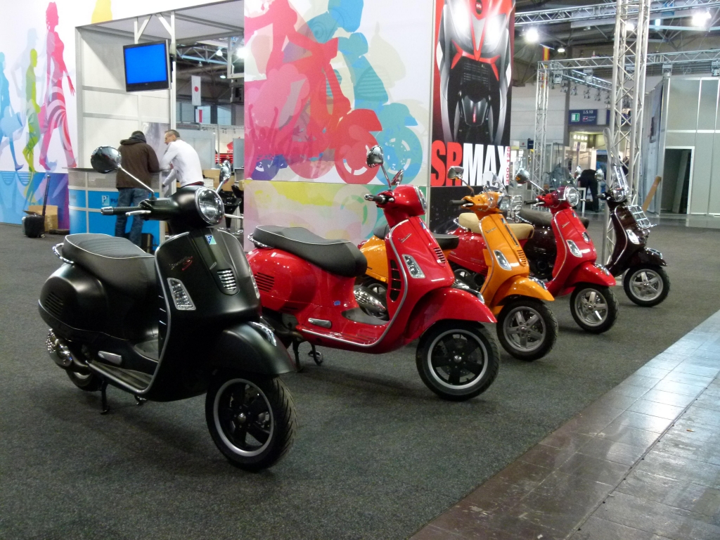 Motorrad Messe Leipzig 2012: Einstiegsroller bis Maxi-Scooter