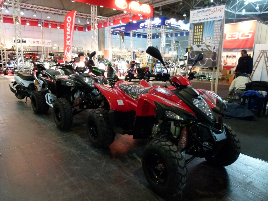 Motorrad Messe Leipzig 2012: Einstiegsroller bis Maxi-Scooter