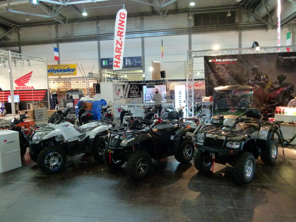 Motorrad Messe Leipzig 2012: Einstiegsroller bis Maxi-Scooter