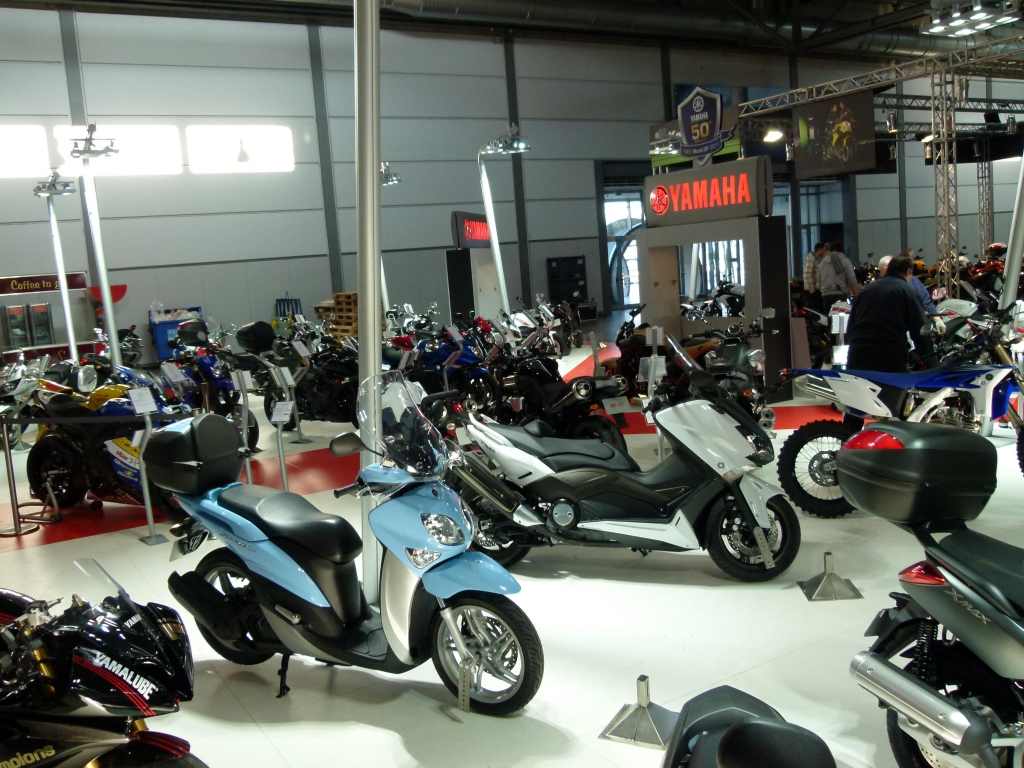 Motorrad Messe Leipzig 2012: Einstiegsroller bis Maxi-Scooter