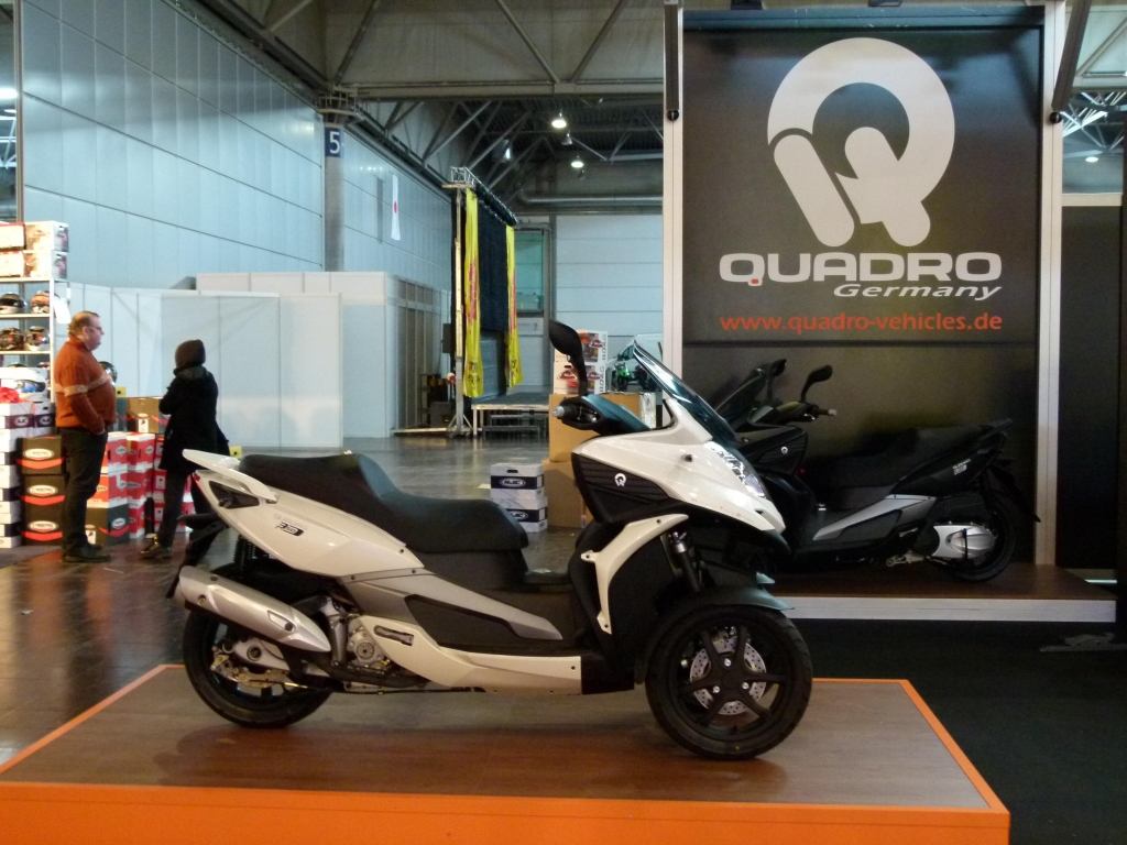 Motorrad Messe Leipzig 2012: Einstiegsroller bis Maxi-Scooter
