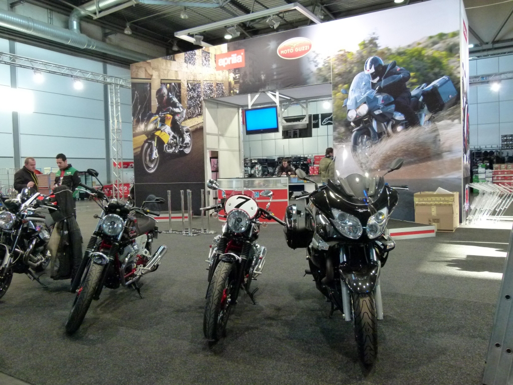 Motorrad Messe Leipzig 2012: KTM, Honda, Suzuki, Moto Guzzi, Triumph und Yamaha