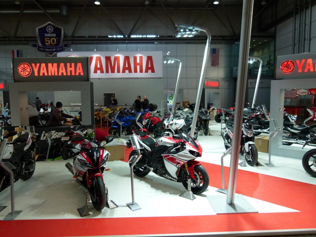 Motorrad Messe Leipzig 2012: KTM, Honda, Suzuki, Moto Guzzi, Triumph und Yamaha