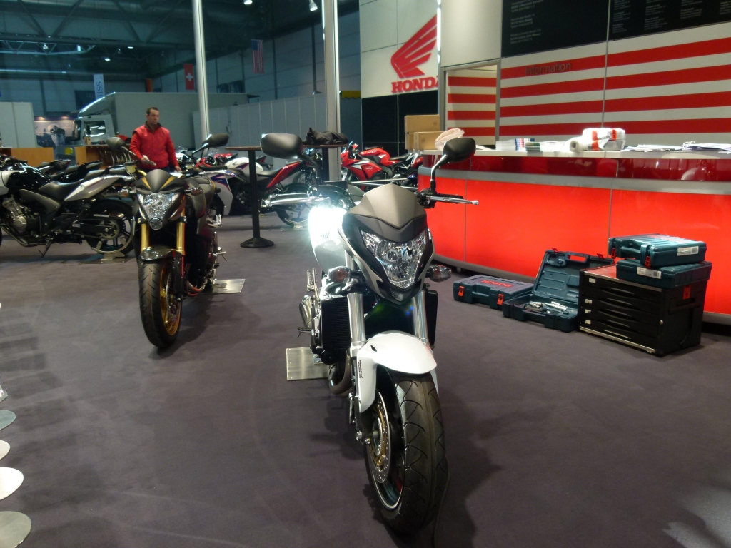 Motorrad Messe Leipzig 2012: KTM, Honda, Suzuki, Moto Guzzi, Triumph und Yamaha