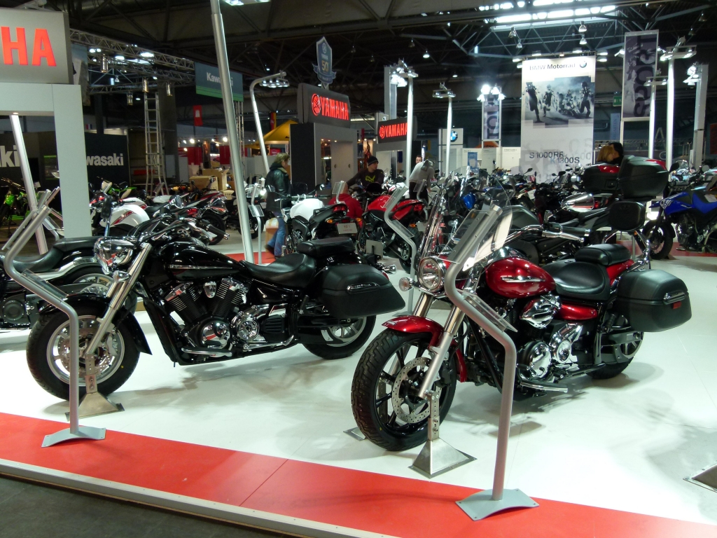 Motorrad Messe Leipzig 2012: KTM, Honda, Suzuki, Moto Guzzi, Triumph und Yamaha