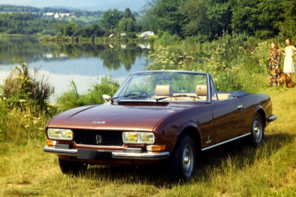 Platz 3: Peugeot 504 Coupé und Cabriolet von 1969.