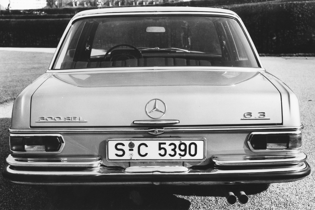 Platz 7: Mercedes 300 SEL 6.3 von 1968.