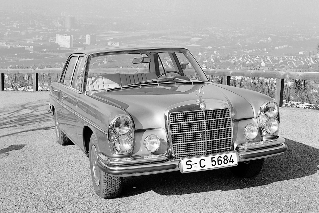 Platz 7: Mercedes 300 SEL 6.3 von 1968.