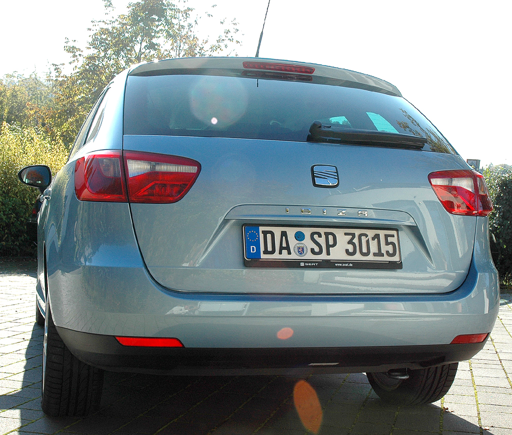 Seat Ibiza ST: Blick auf die Heckpartie. 