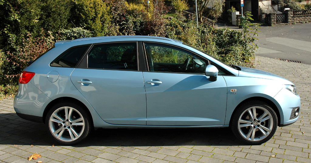 Seat Ibiza ST: Und so sieht der kleine Kombi von der Seite aus.
