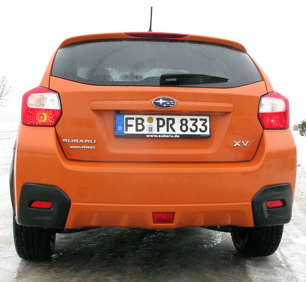 Subaru XV: Blick auf die Heckpartie. 