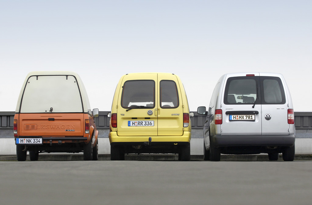 30 Jahre VW Caddy: Vom amerikanischen Pick-up zum Marktführer in Europa