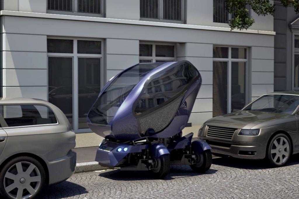 Automatisches Einparken und Andocken an Ladestationen beherrscht der Prototyp schon