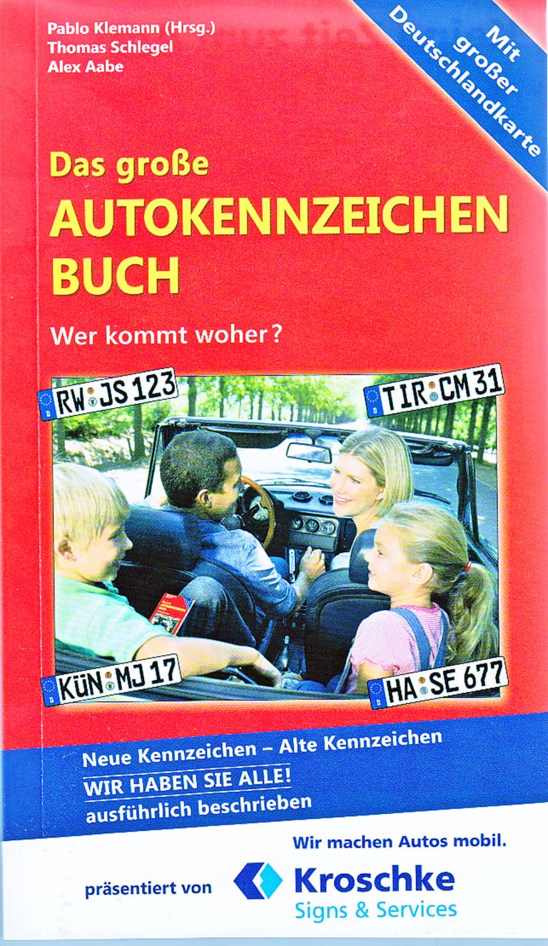 Buchtipp: Das große Autokennzeichenbuch - Schnell entschlüsselt