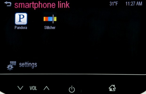 Chevy-Infosystem integriert Smartphones
