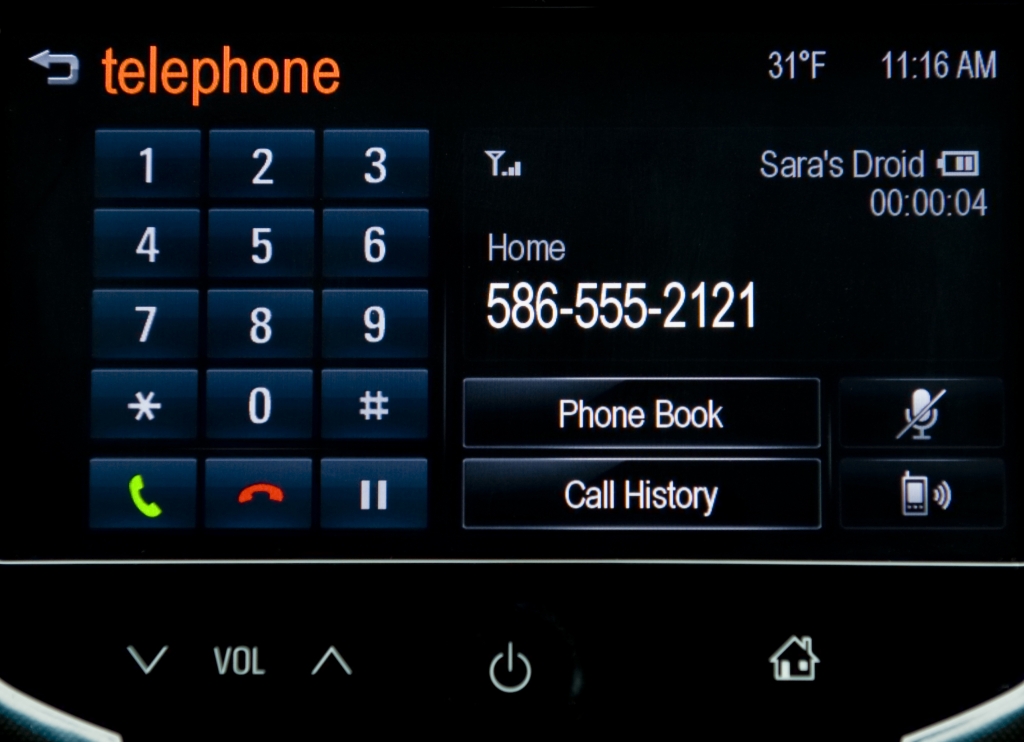 Chevy-Infosystem integriert Smartphones
