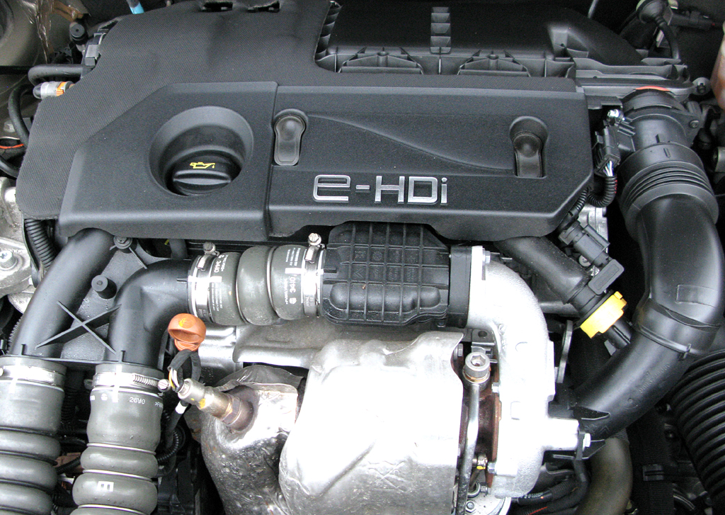 Citroën C5: Blick auf den 1,6-Liter-Vierzylinder-Selbstzünder.