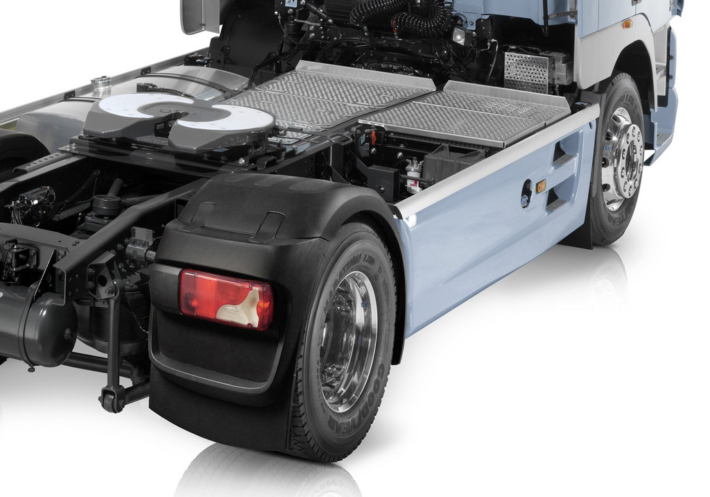 DAF CF und XF105 mit neuen Sitzen und Schmutzfängern