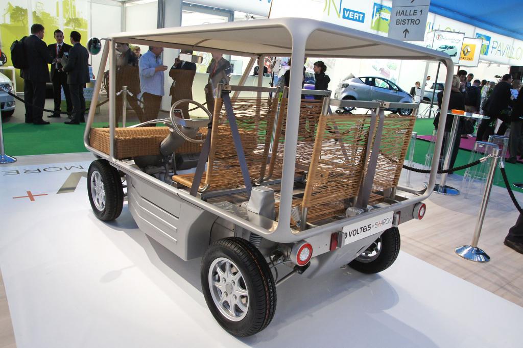 Der Hingucker ist der Volteis von Stardesigner Philippe Starck, der an den einstigen luftigen Mehare von CitroÃ«n erinnert