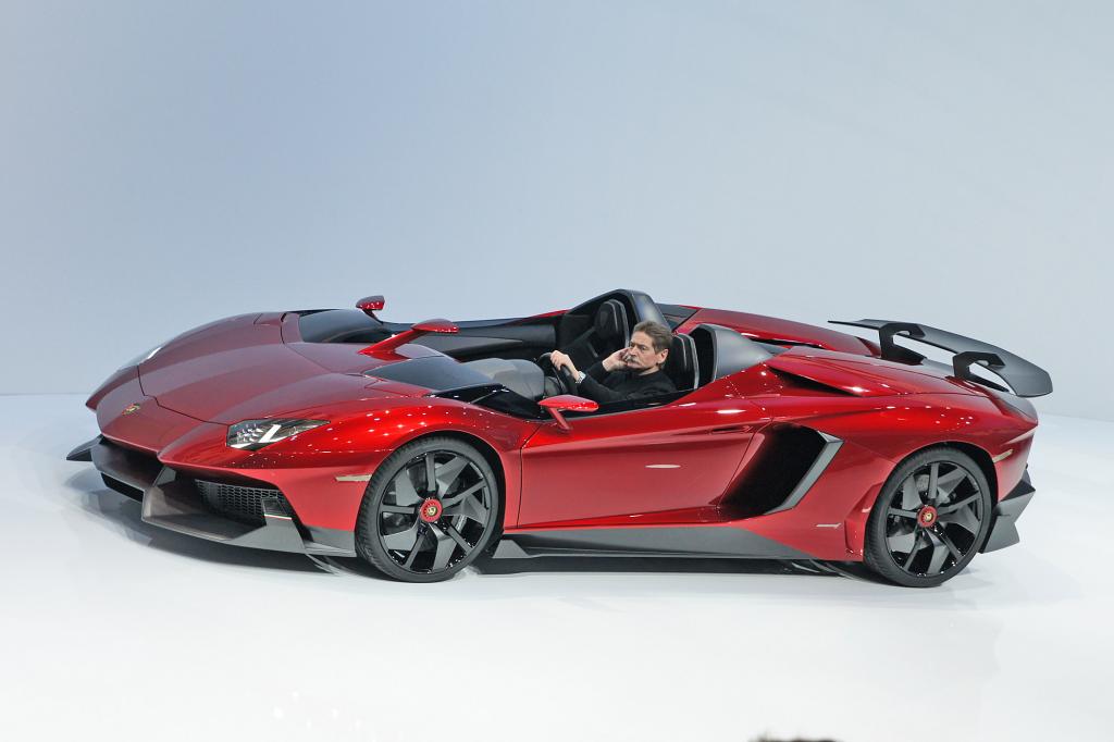 Der Supersportwagen Aventador bildet die Spitze des Lamborghini-Modellprogramms