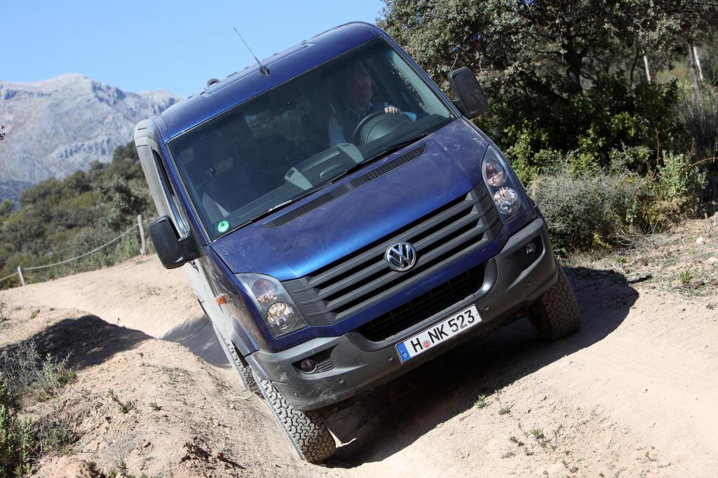Der österreichische Allrad-Spezialist Achleitner hat das 19.950 Zusatz-Euro teure Allradsystem für den Lastesel entwickelt.