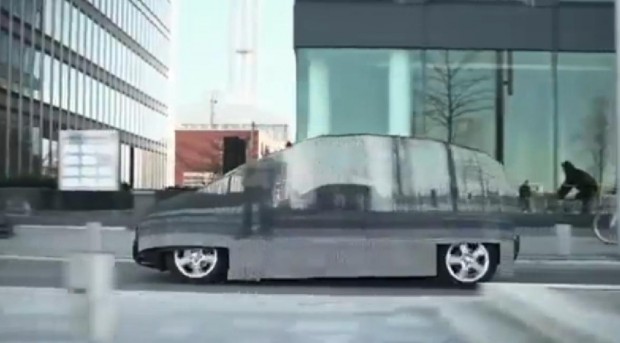 Der unsichtbare Mercedes F-Cell Quelle: Youtube