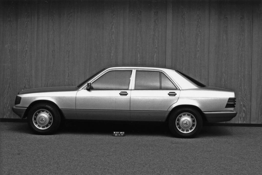 Designentwurf für Mercedes W201 von 1977