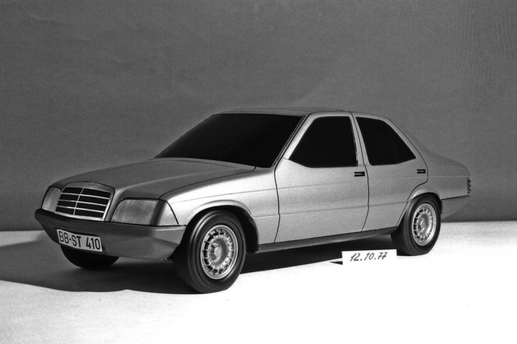 Designentwurf für Mercedes W201 von 1977