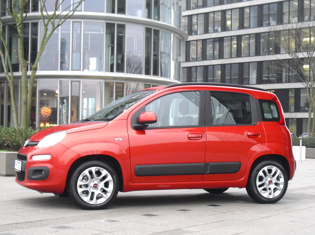 Fiat Panda: Und so sieht der kleine Italiener von der Seite aus.