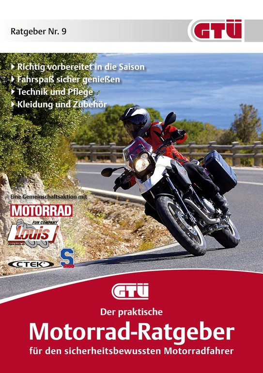 GTÜ gibt Ratgeber für Motorradfahrer heraus