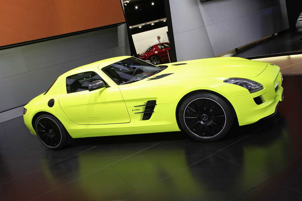Genf 2012: AMG stellt den Elektro-Antrieb des SLS AMG E-Cell vor