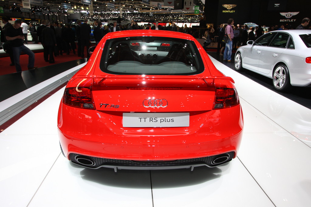 Genf 2012: Audi TT RS Plus wird bei 280 km/h abgeregelt