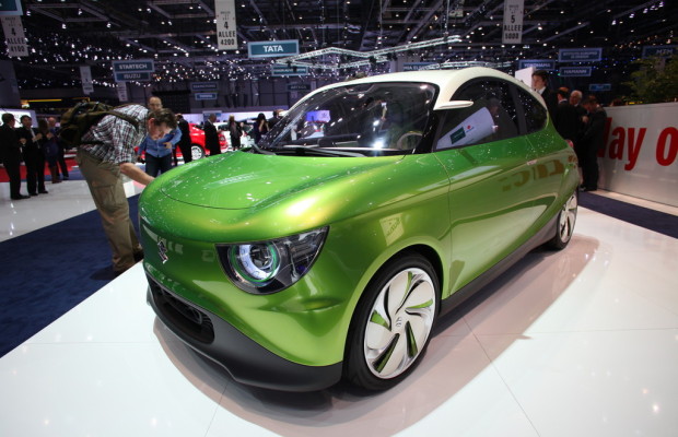 Genf 2012: Grasgrüner Suzuki G70 zeigt auch Freunde an