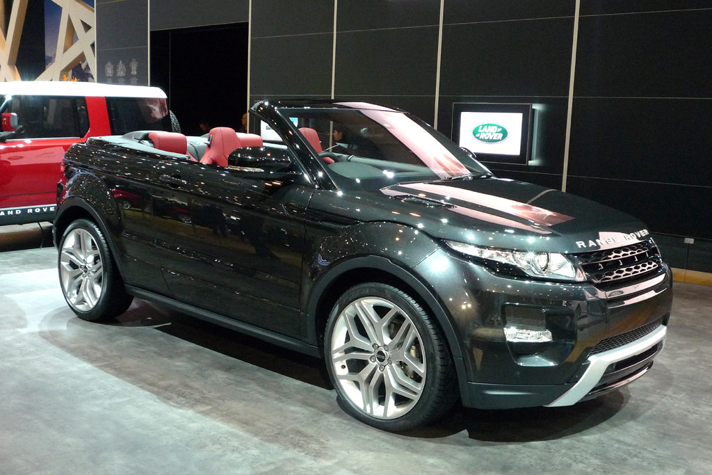 Genf 2012 – Range Rover Evoque Cabrio: Offen ins Gelände