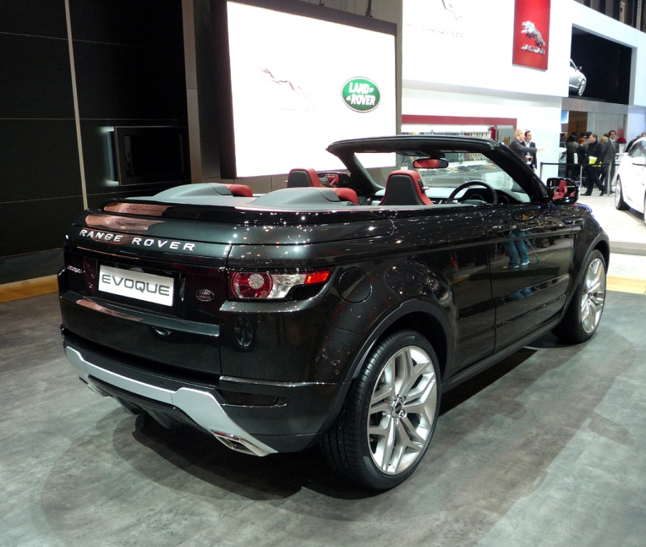 Genf 2012 – Range Rover Evoque Cabrio: Offen ins Gelände