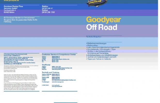 Goodyear: Offroad-Ratgeber neu aufgelegt
