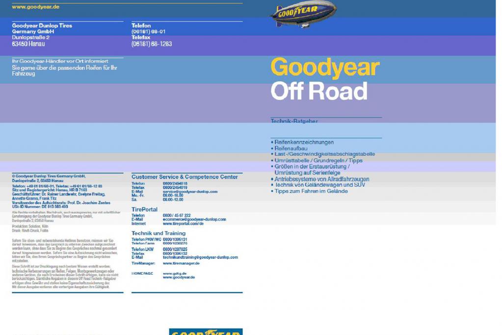 Goodyear: Offroad-Ratgeber neu aufgelegt