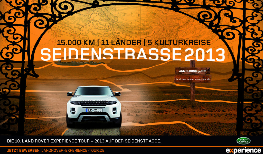 Land Rover nimmt Bewerbungen für Experience Tour entgegen
