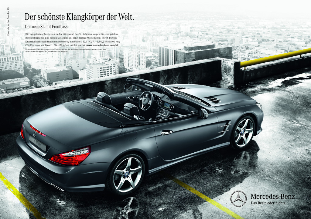 Mercedes-Benz startet Kampagne für den neuen SL Roadster