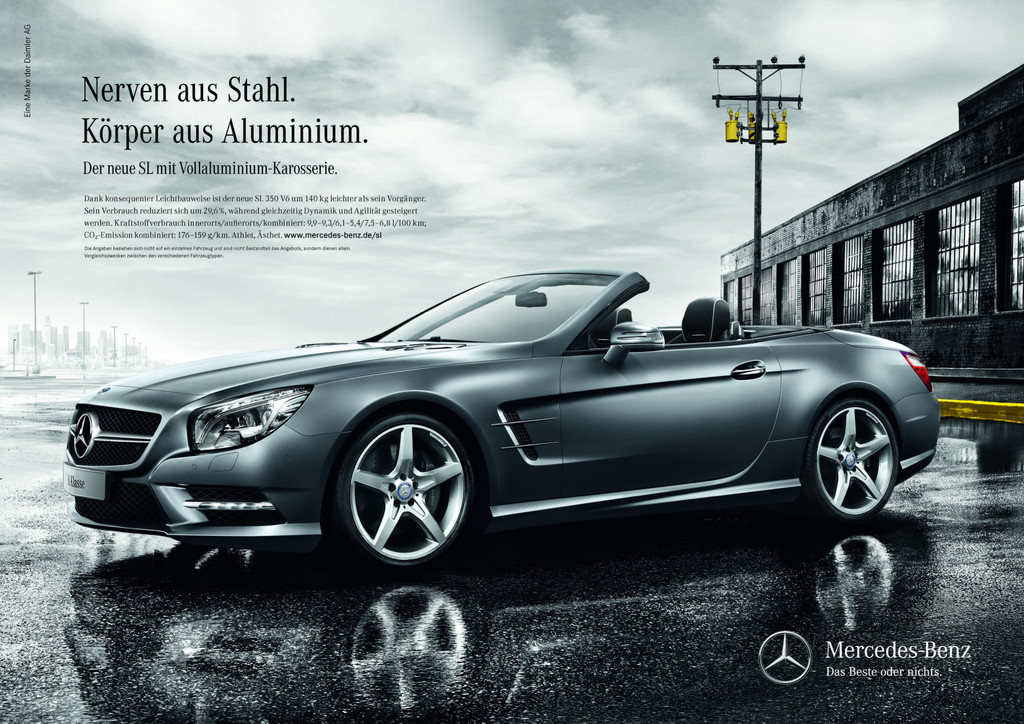 Mercedes-Benz startet Kampagne für den neuen SL Roadster