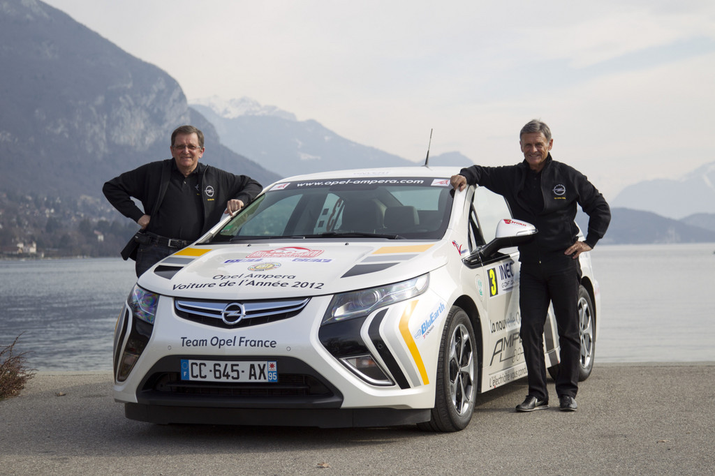 Opel Ampera siegt bei der Rallye Monte Carlo