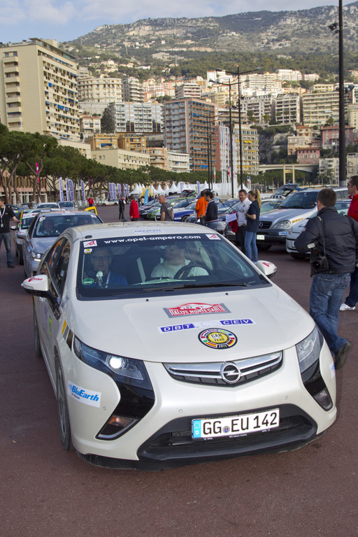 Opel Ampera siegt bei der Rallye Monte Carlo