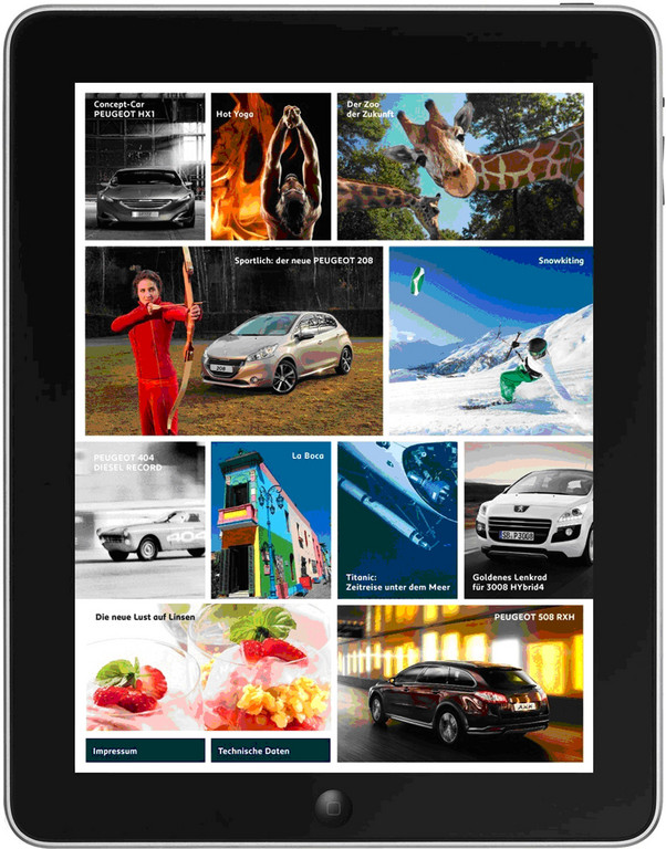 Peugeot-Kundenmagazin als App