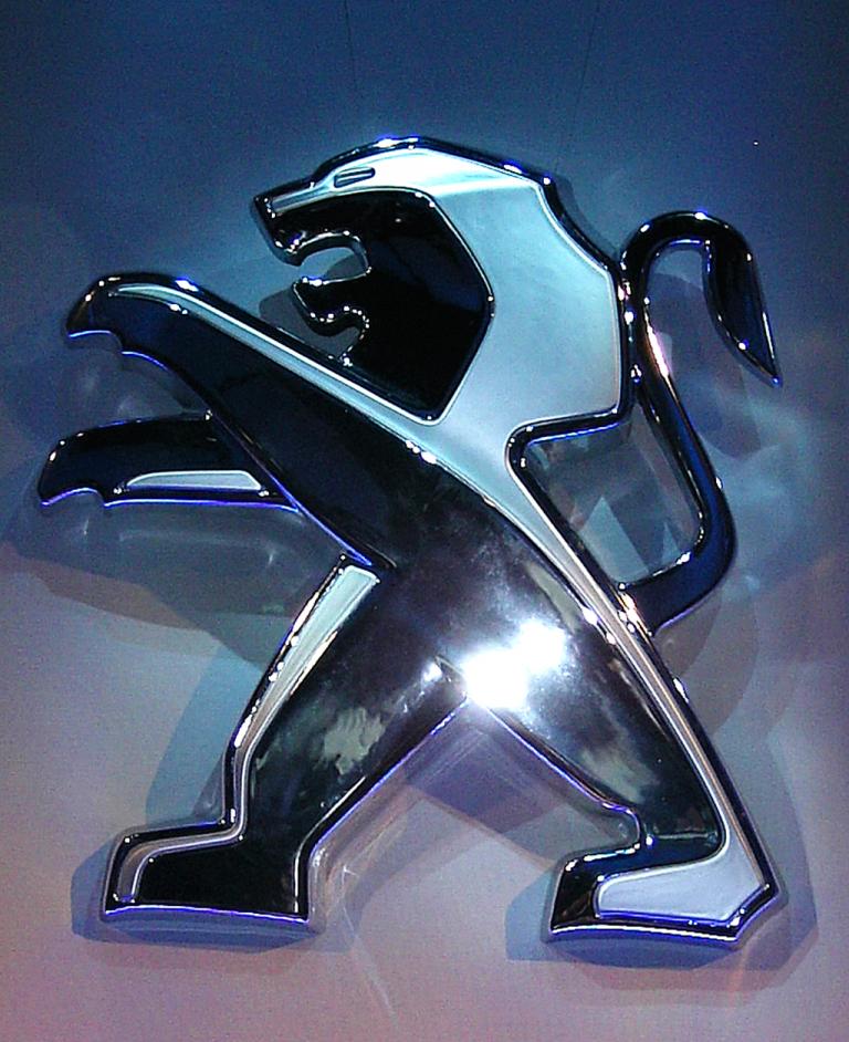 Peugeot-Markenlogo: Löwe.