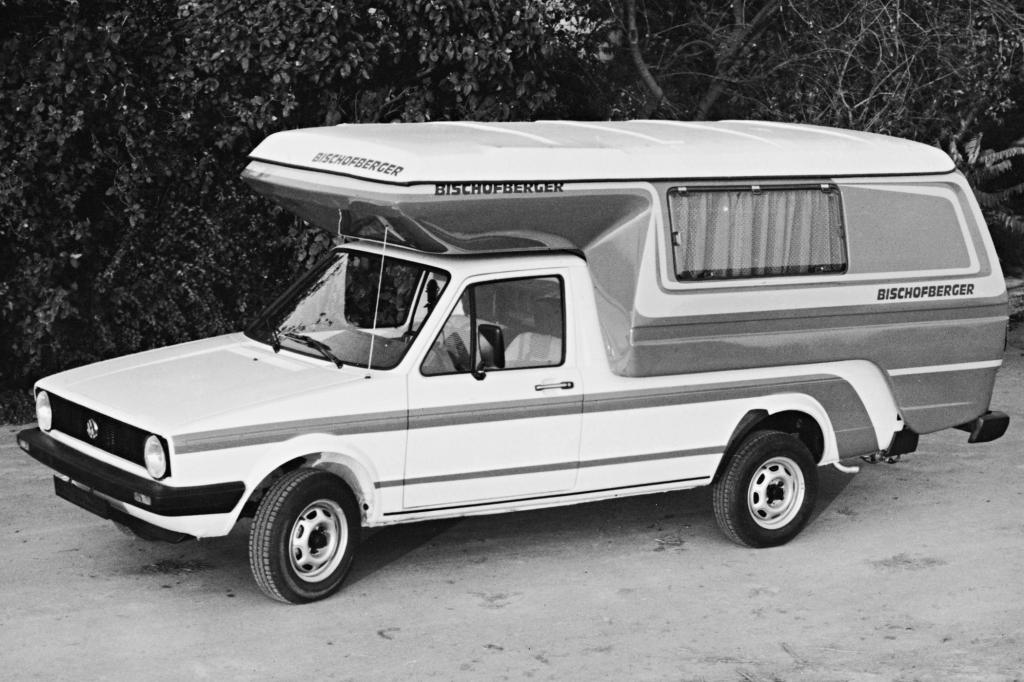 Selten: VW Caddy mit Campingbox