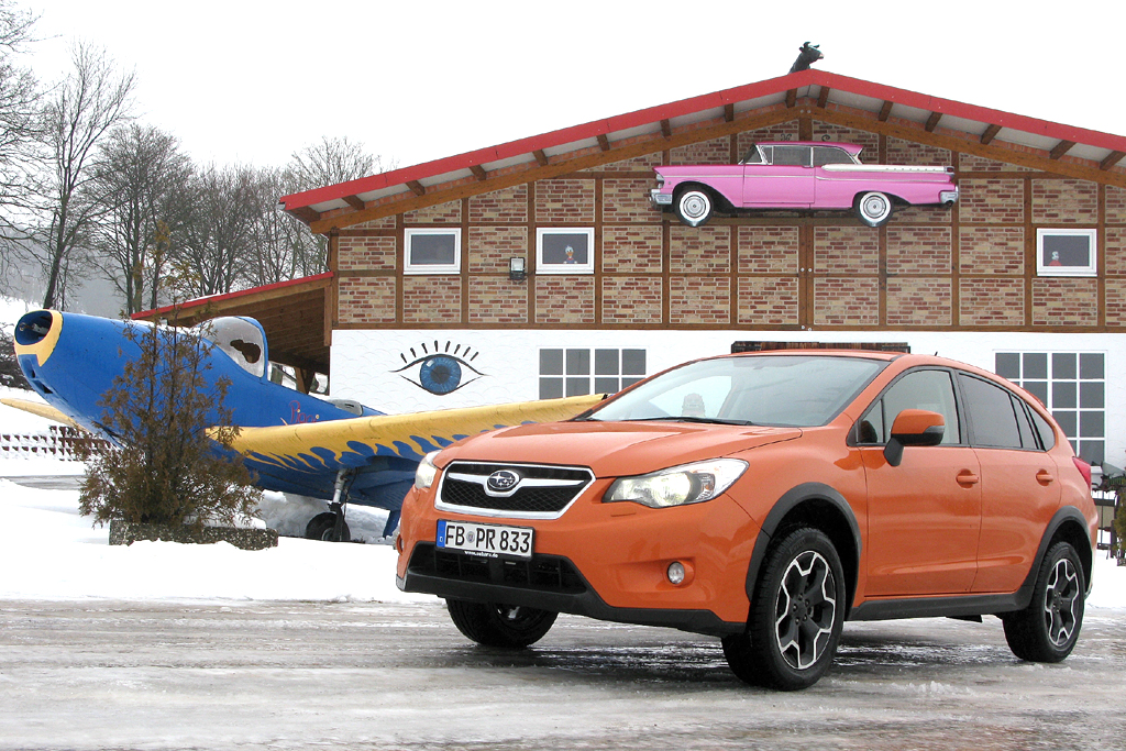 Steht gerade am Start: Subaru Kompakt-SUV XV.