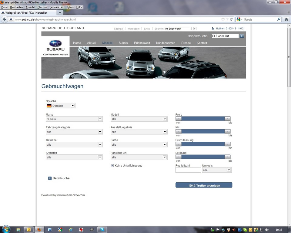 Subaru erweitert Gebrauchtwagenangebot im Internet