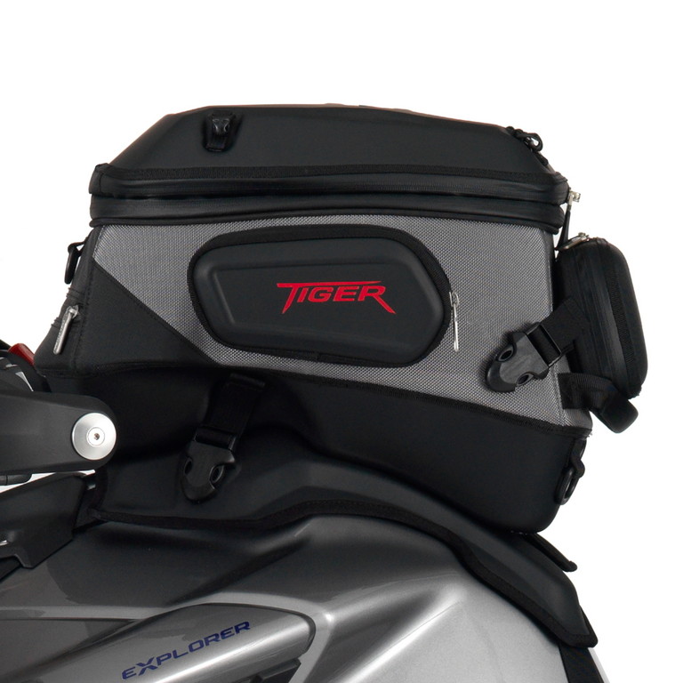 Triumph bietet Stauraum-Programm für die neue Tiger Explorer