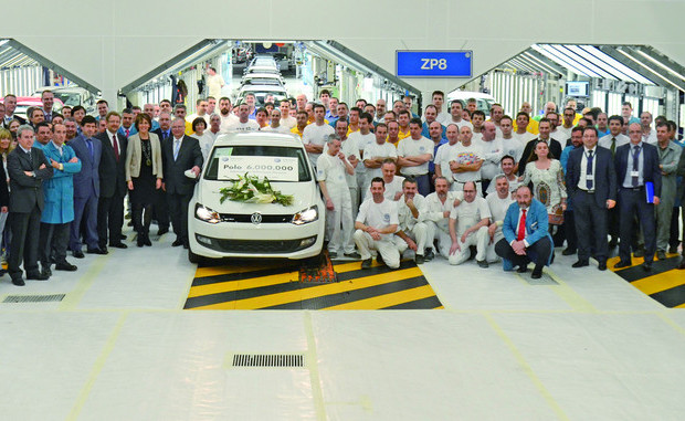 Volkswagen Navarra feiert sechs Millionen Polo